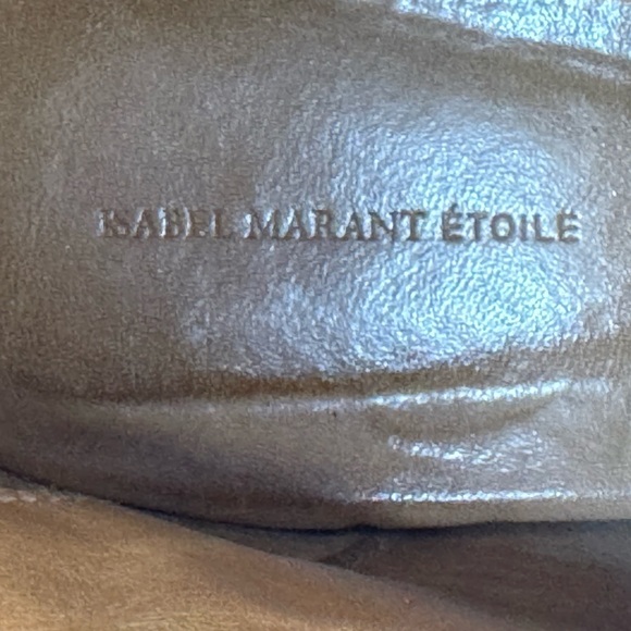 Isabel Marant Étoile Crisi Black Suede Ankle Boots - Size 39 - Picture 5 of 7